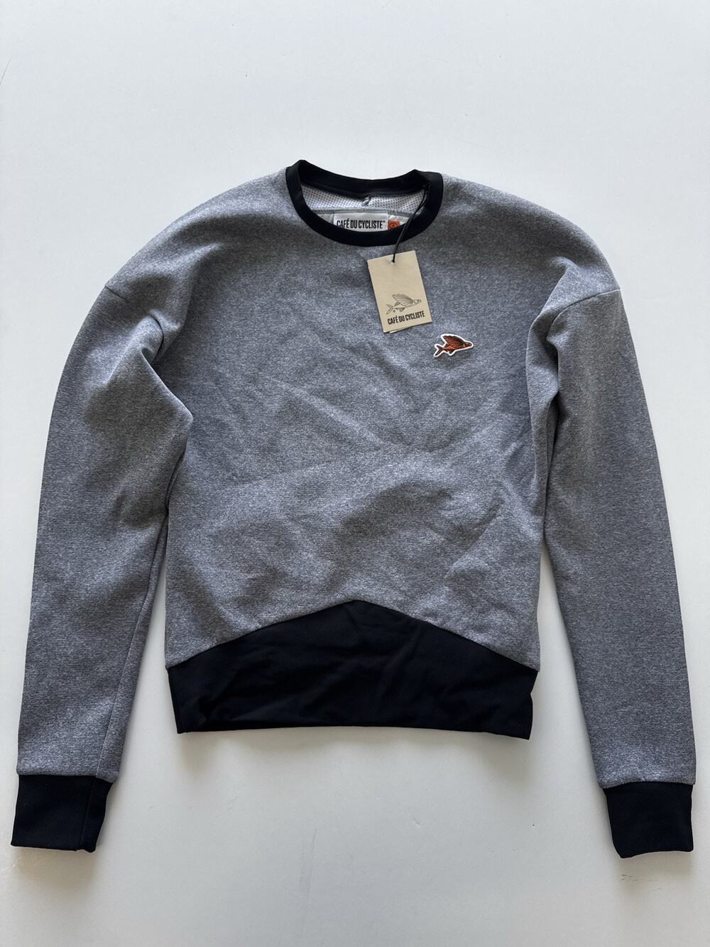 Cafe du Cycliste Sylvie Women's Midweight Jersey Small Gray Black